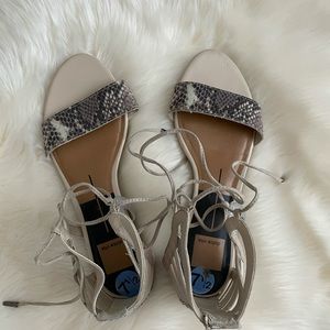 Dolce Vita Snakeskin Sandals